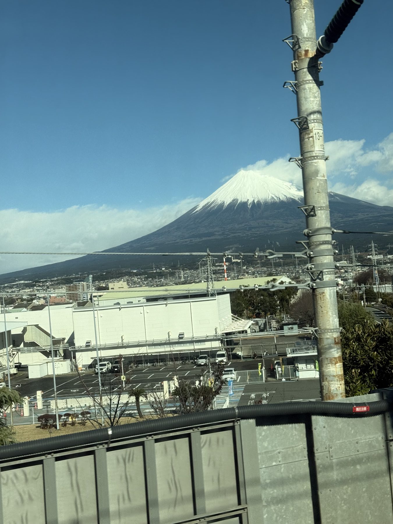 Fuji, right-hand side, thirty seconds of it.