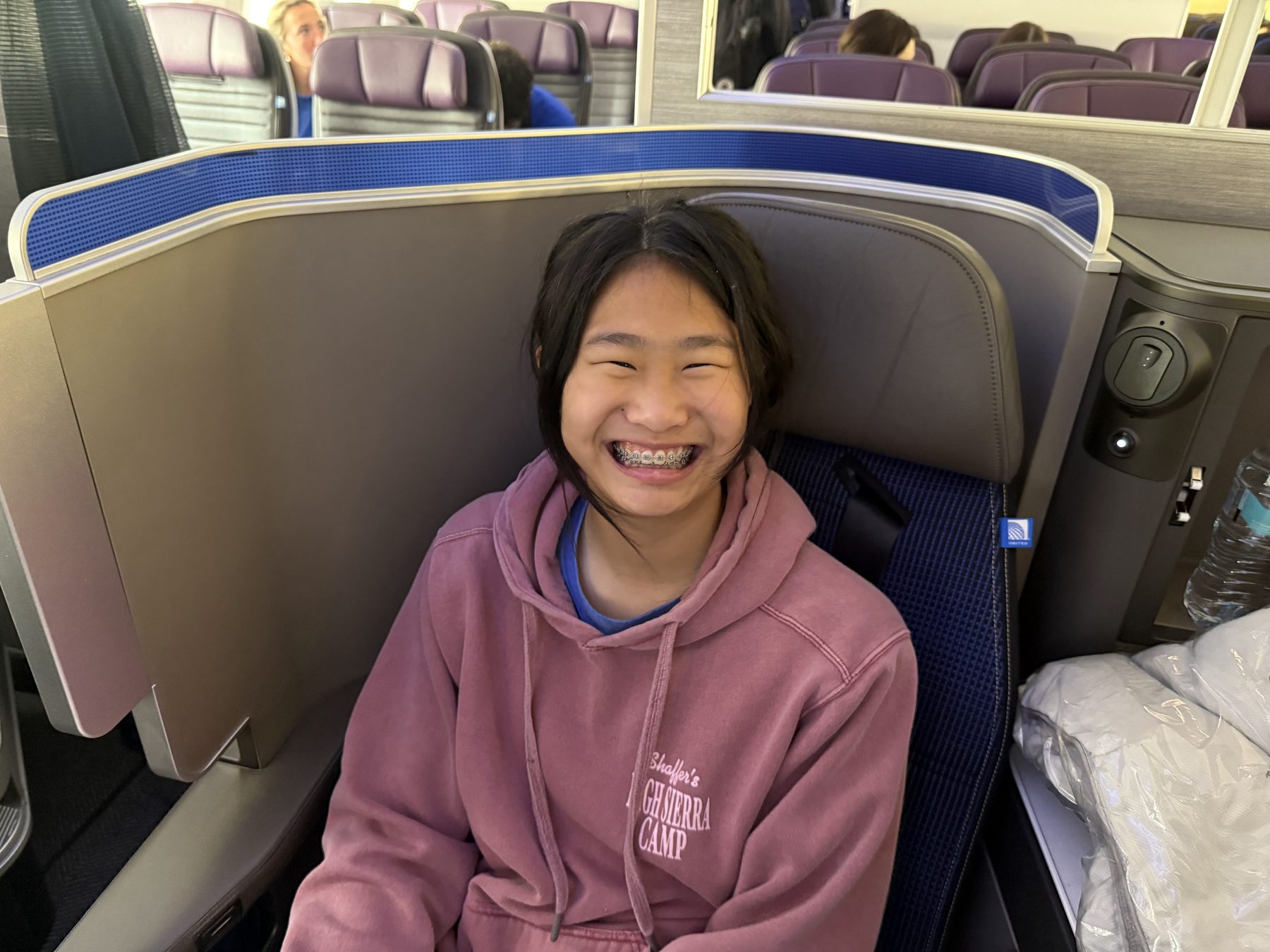 The reveal, seat 6A.