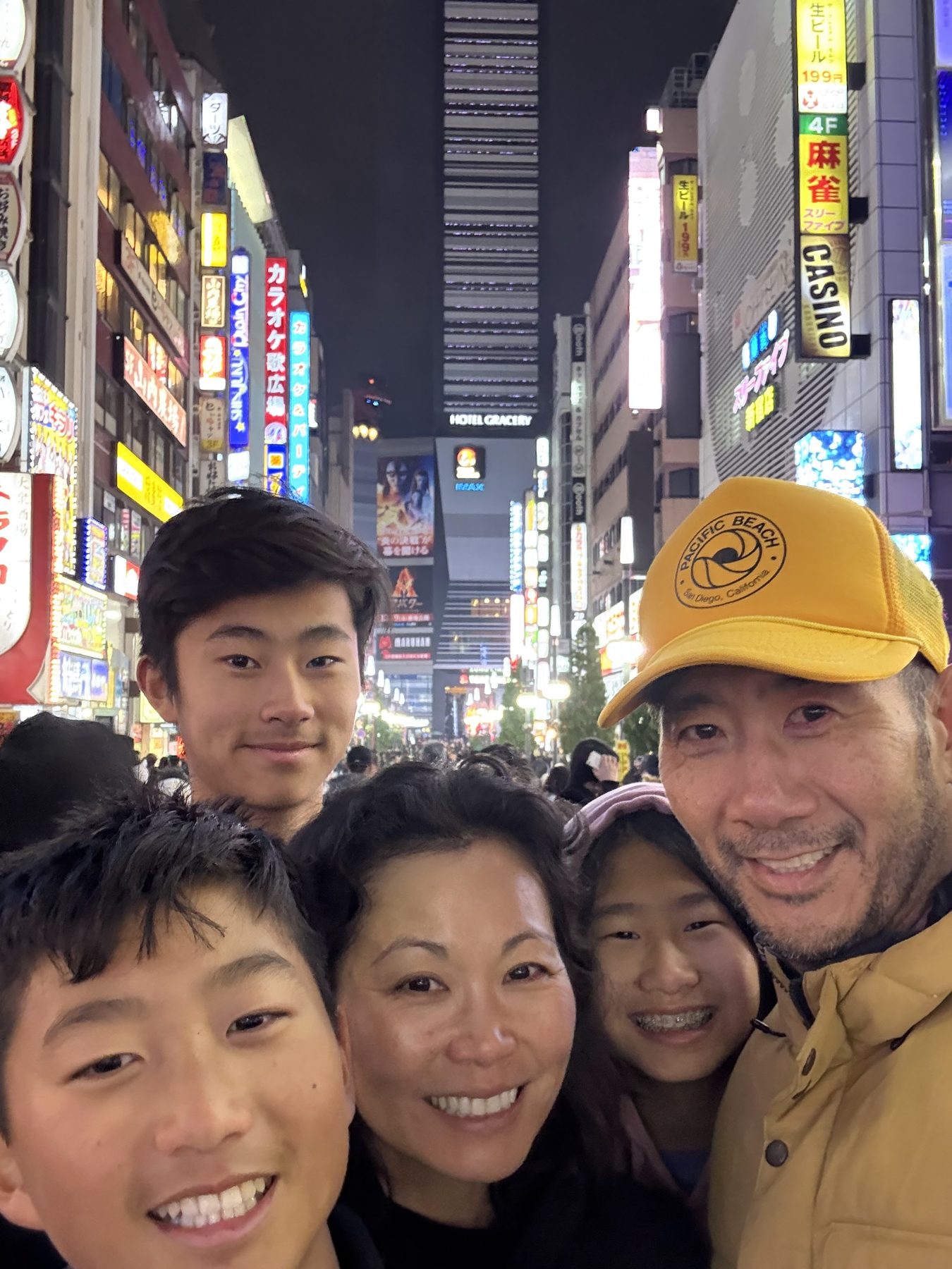 First night out in Shinjuku.