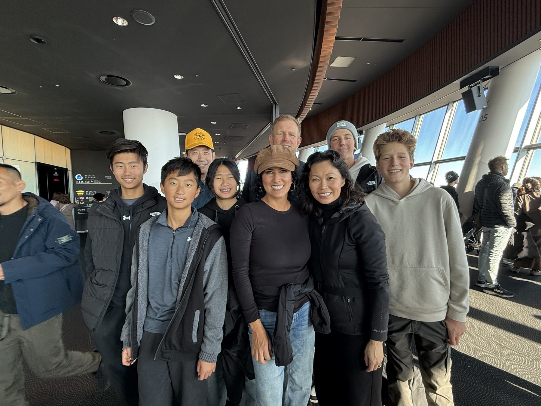 Met up with friends at Tokyo Skytree.